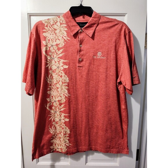Vintage 90s Greg Norman Men's XL Salmon Colored Mercerized Cotton The Diplomat - Picture 14 of 14
